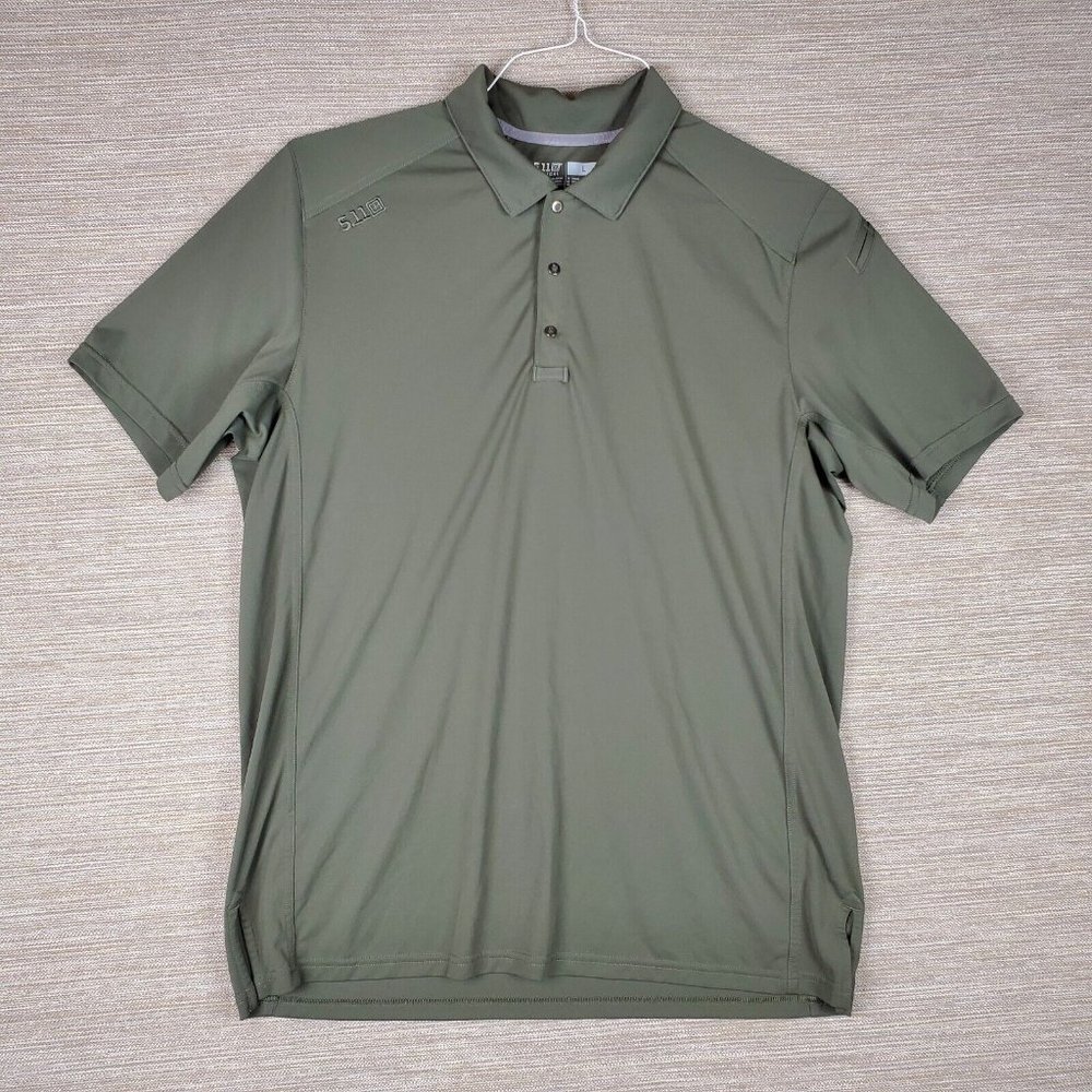 5.11 Tactical Shirt Polo Mens L Lightweight Gorpcore Techwear Labcore Campcore